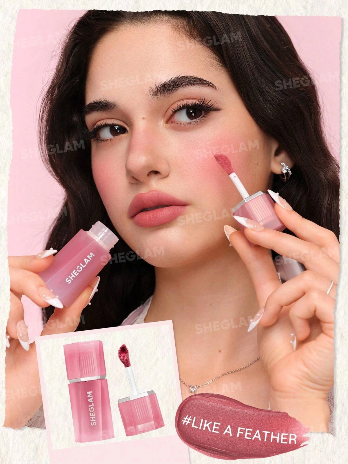 SHEGLAM Air Plush Lip & Cheek Cream - Like A Feather 2 of 5