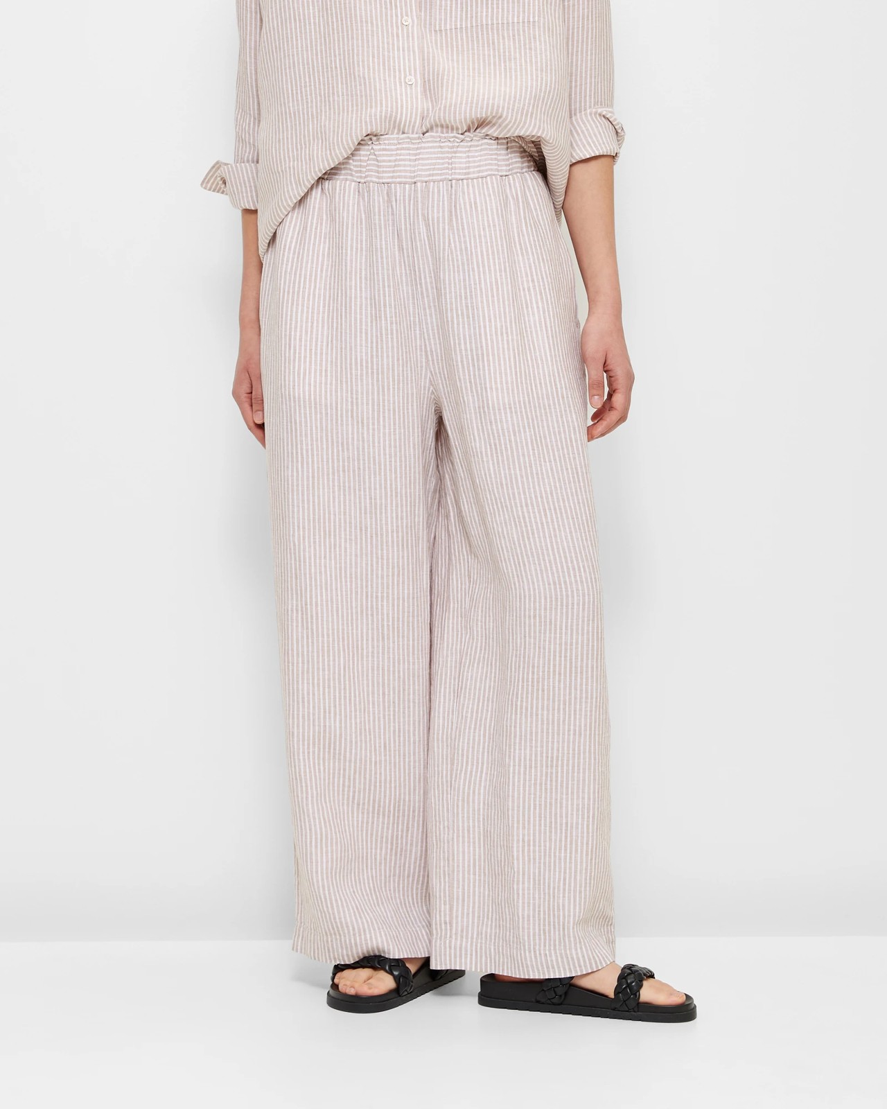 Target women's linen on sale pants