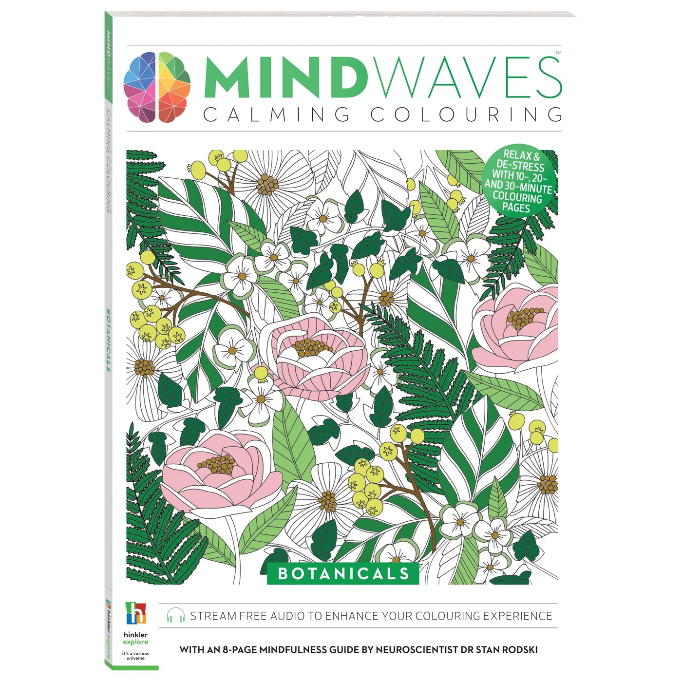 mindwaves calming coloring kit, Five Below