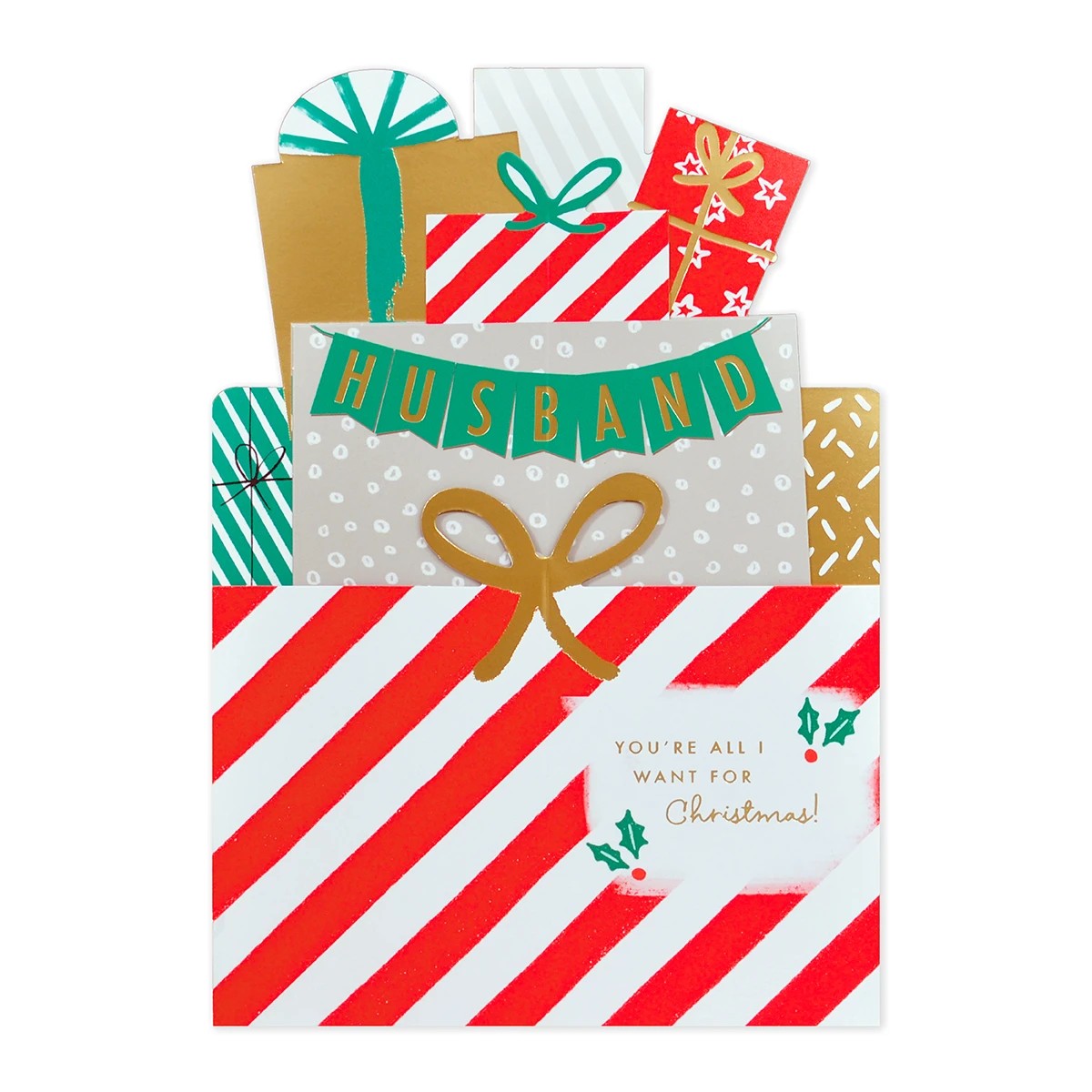 Hallmark Christmas Card - Husband Presents 3 of 3