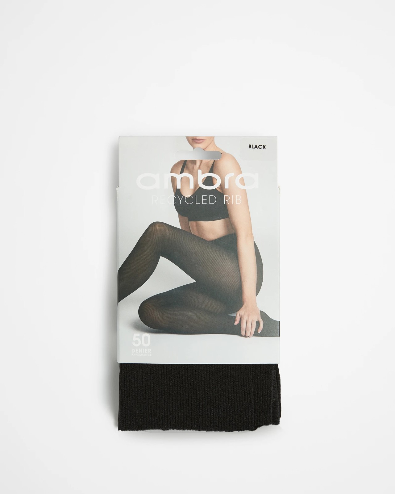 Recycled Rib Tights Ambra Black Target Australia