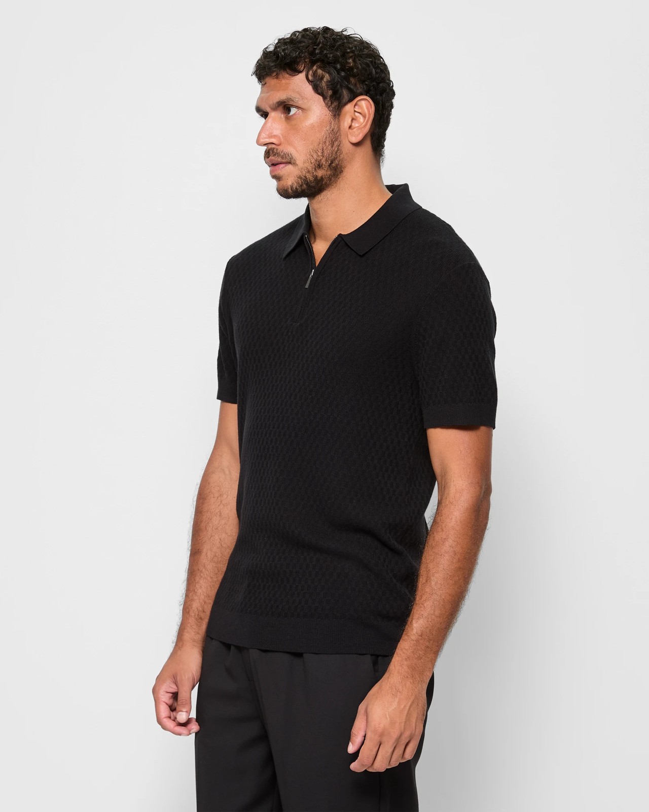 Australian Cotton Knitted Trophy Polo Top - Preview 3 of 5