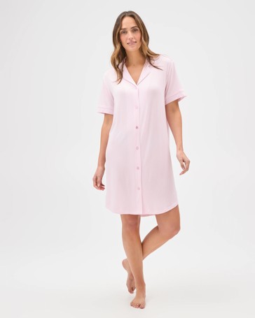 Bamboo Short Sleeve Nightshirt