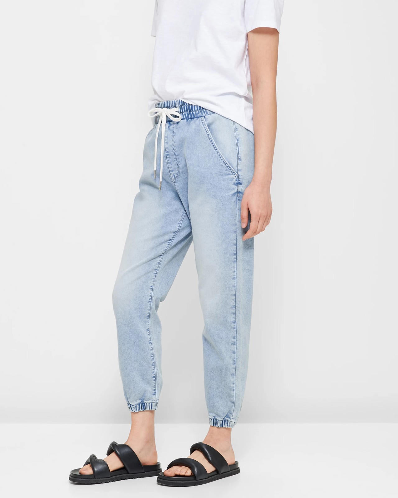 Denim Joggers Womens : Target