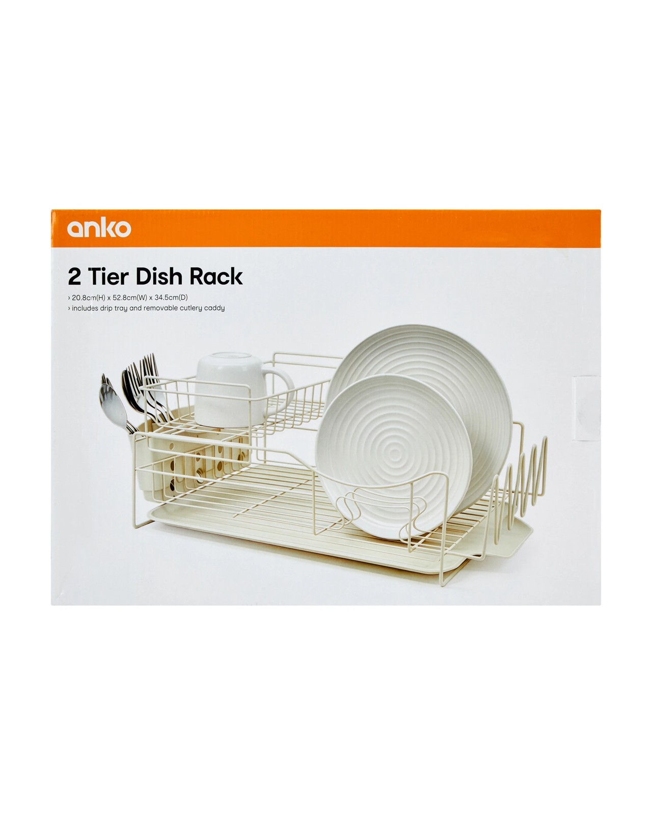 Anko 2 Tier Dish Rack 6 of 6