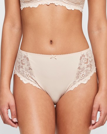 High Cut Lace Briefs