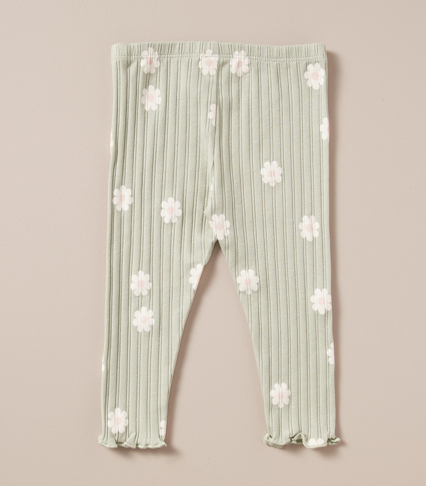 Baby Organic Cotton Rib Leggings