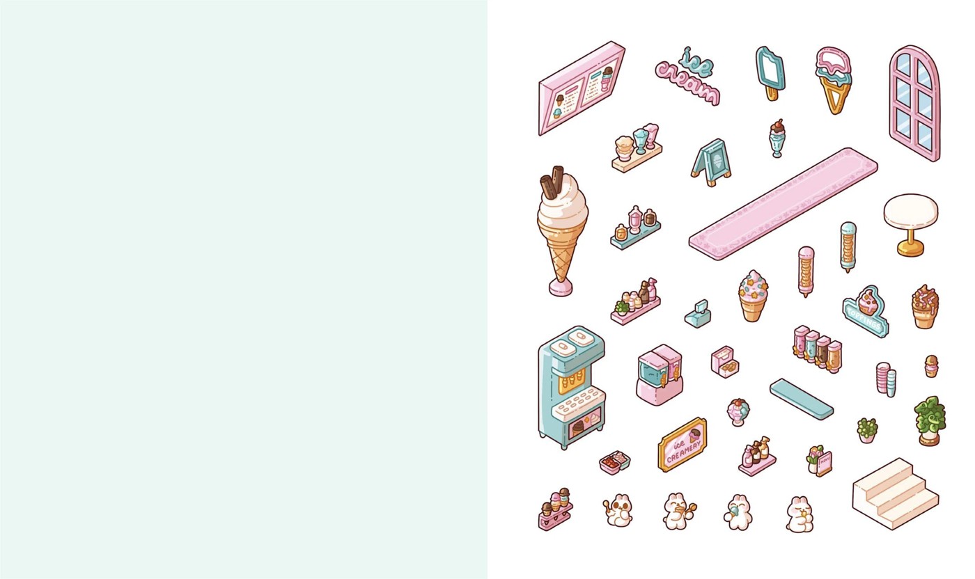 Cute 'N' Cozy: Cozy Town Sticker Therapy by Zenny Abanales - Book 4 of 6