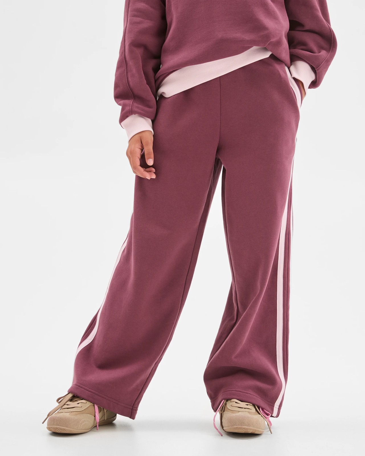 Australian Cotton Blend Side Taping Trackpants 2 of 5