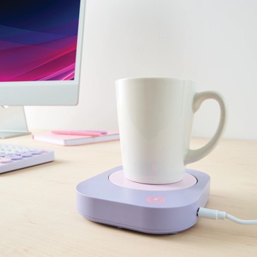 Desktop Mug Warmer, Purple - Anko