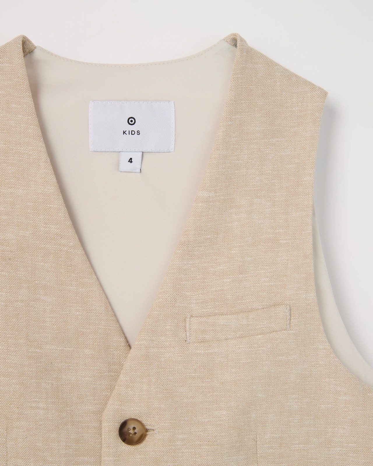 Linen Blend Suiting Vest 3 of 6