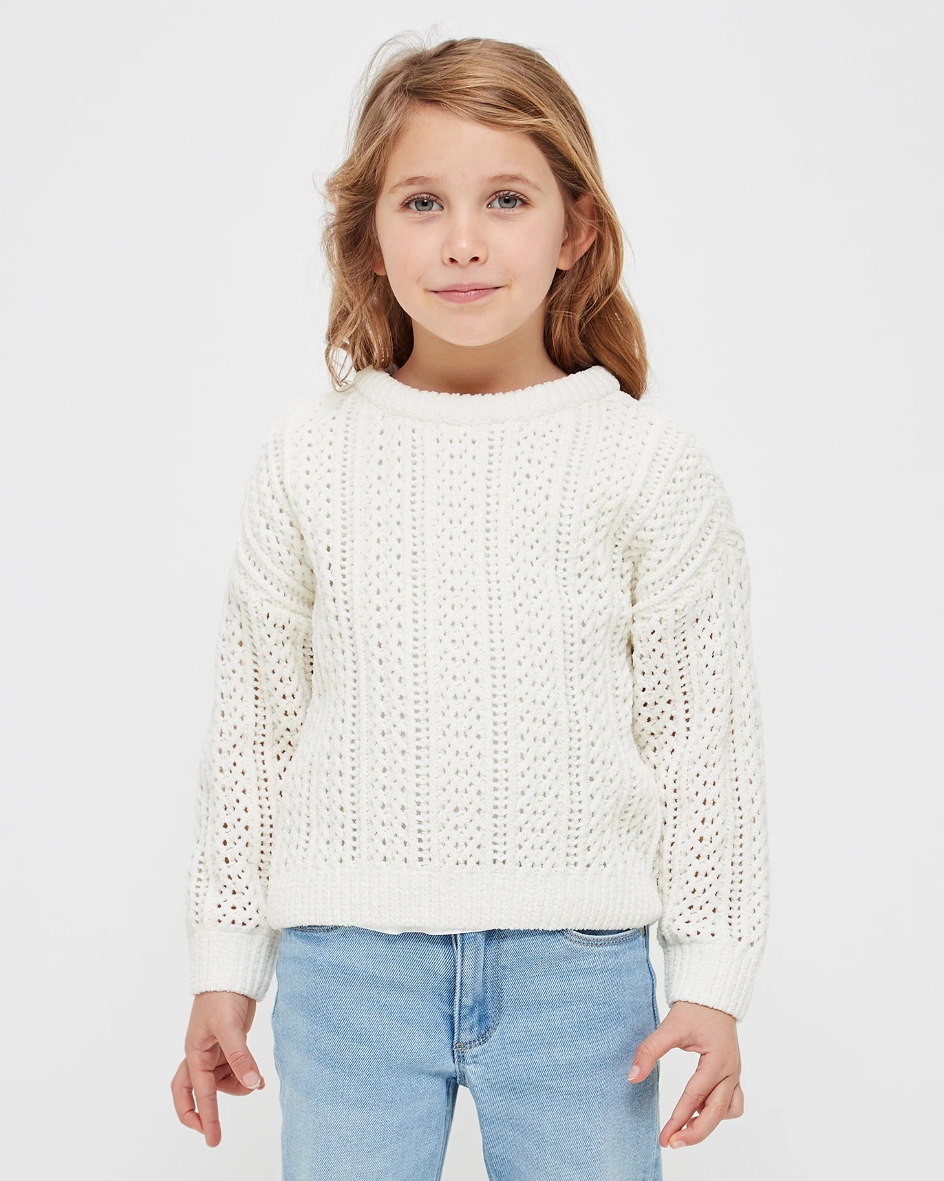 Chenille on sale knit jumper