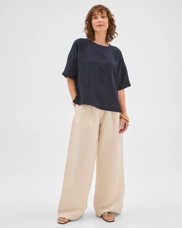 Preview Simone Crepe Boxy T-Shirt
