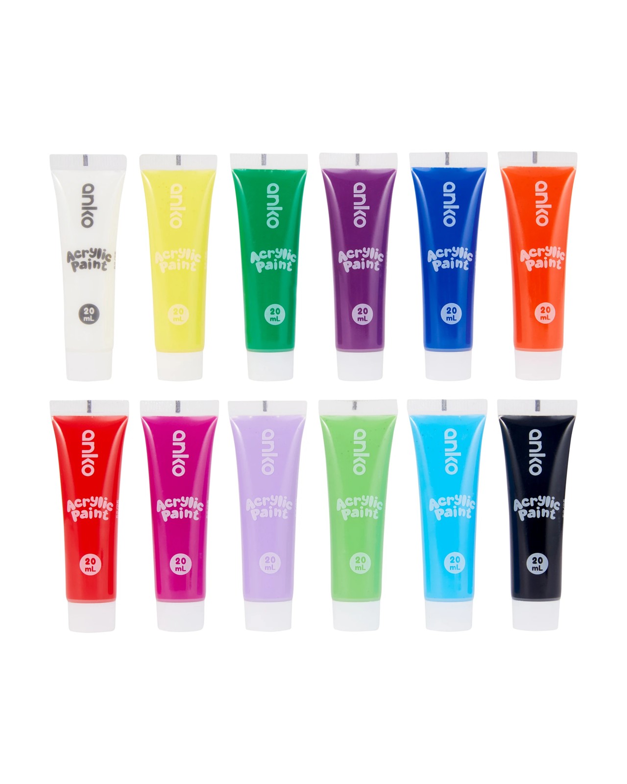 Anko 12 Pack Acrylic Paint Set 2 of 3