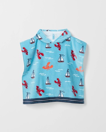 Kids Lobster Australian Cotton Hooded Beach Towel