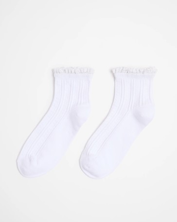 Low Cut Cable Frill Socks - AC-Lab