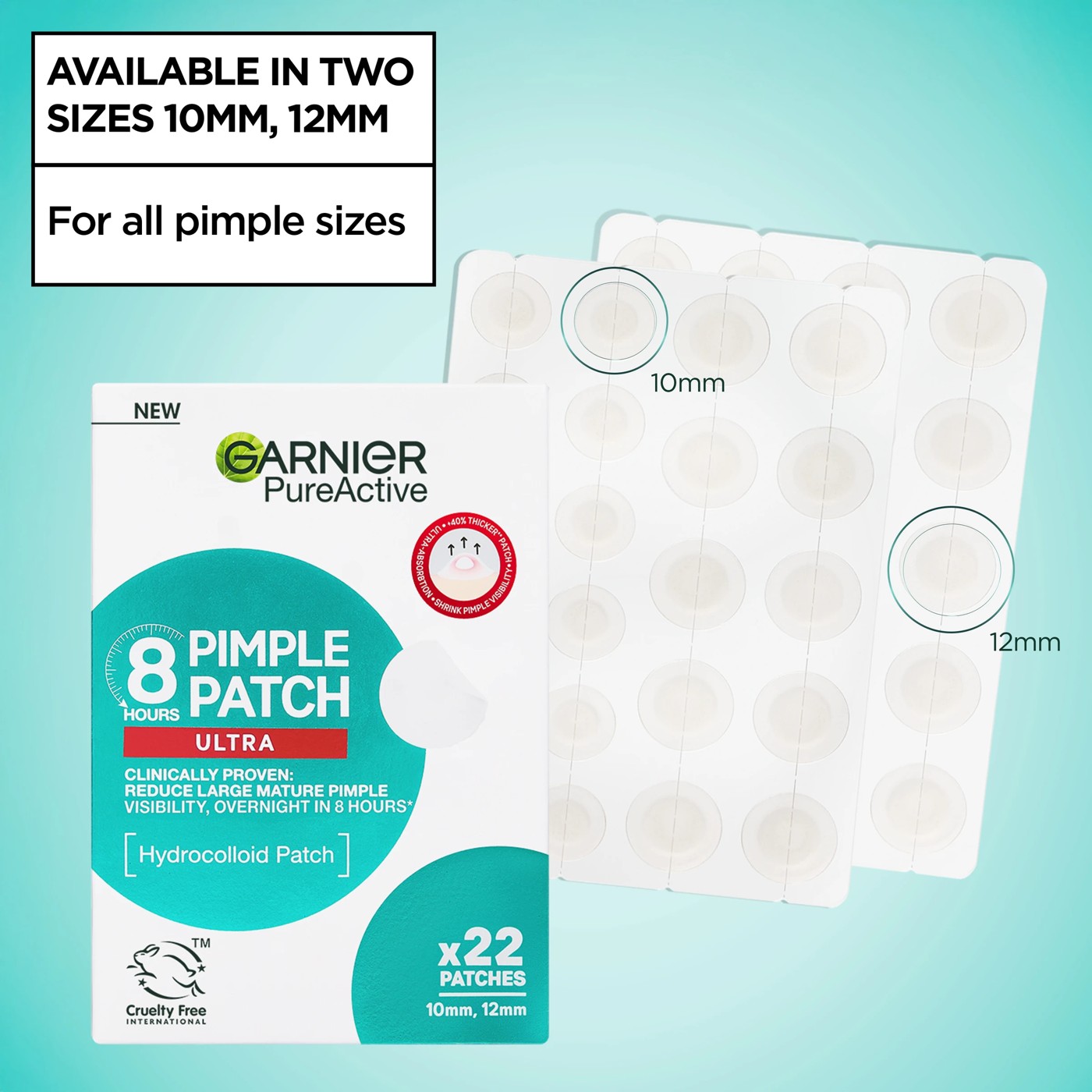 Garnier PureActive 22 Pack 8 Hour Ultra Pimple Patch - Hydrocolloid 6 of 6