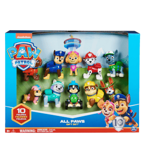 PAW Patrol, 10th Anniversary, All Paws On Deck Toy Figures Gift Pack