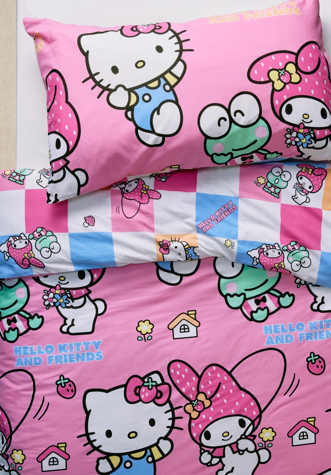 Hello Kitty Friends Kids Quilt Cover Set Target Australia