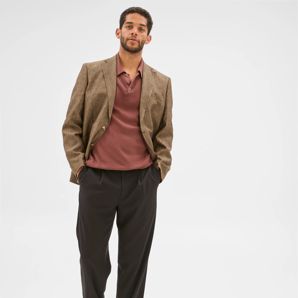 Tailored Fit European Linen Blazer - Preview product image
