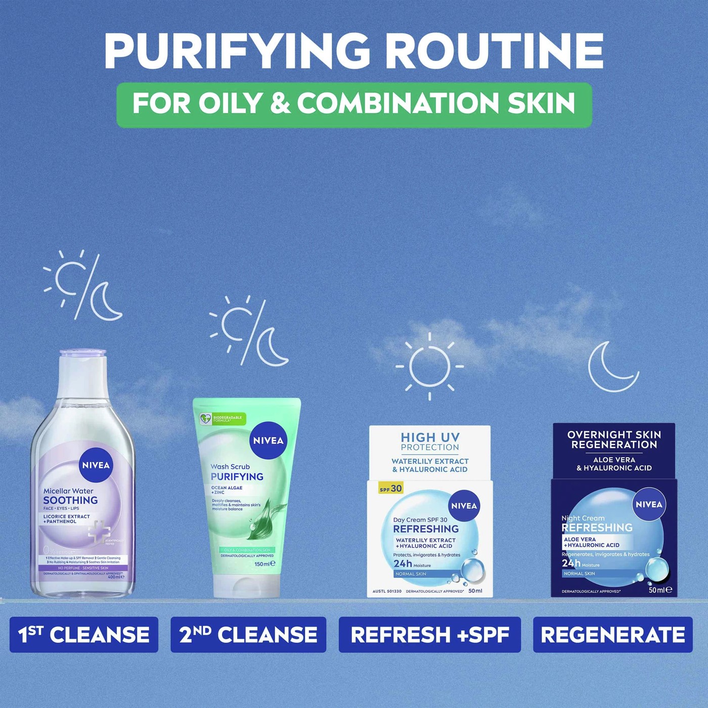 Nivea Purifying Wash Scrub 150ml - Ocean Algae 5 of 5