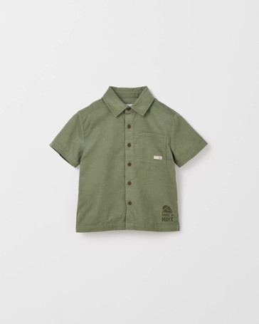 Australian Cotton Short Sleeve Mini Cord Shirt