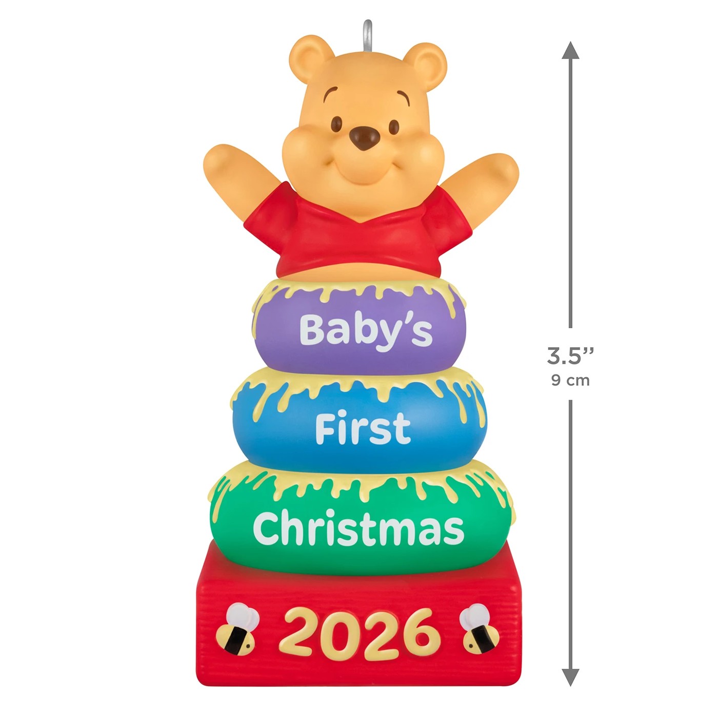 Hallmark Keepsake Baby's First Christmas Disney Winnie the Pooh Christmas Tree Ornament 5 of 5