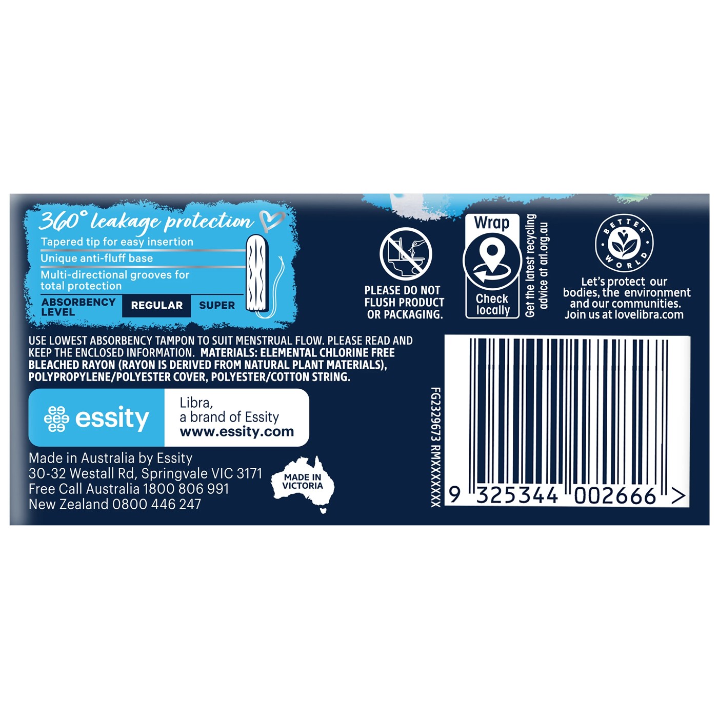 Libra Original Regular Tampons - 16 pack 3 of 6