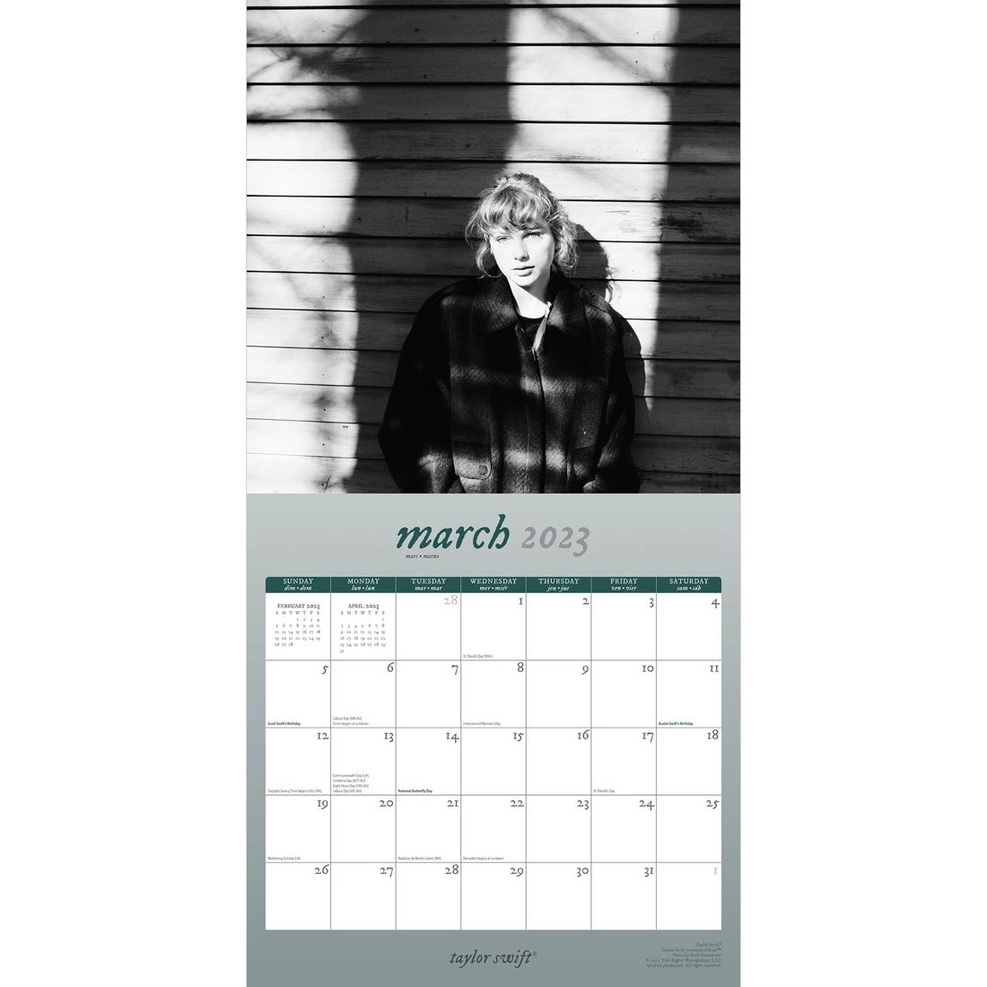 Taylor Swift 2023 Square Calendar Target Australia