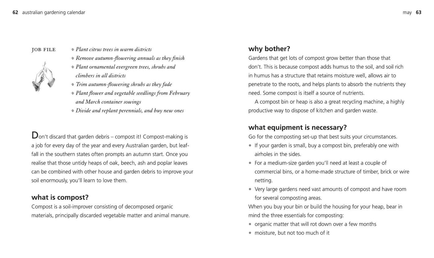 Australian Gardening Calendar - Book 3 of 5