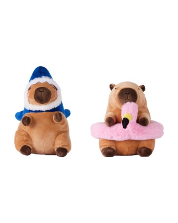 Pet Toy Capybara Plush  - Assorted - Anko
