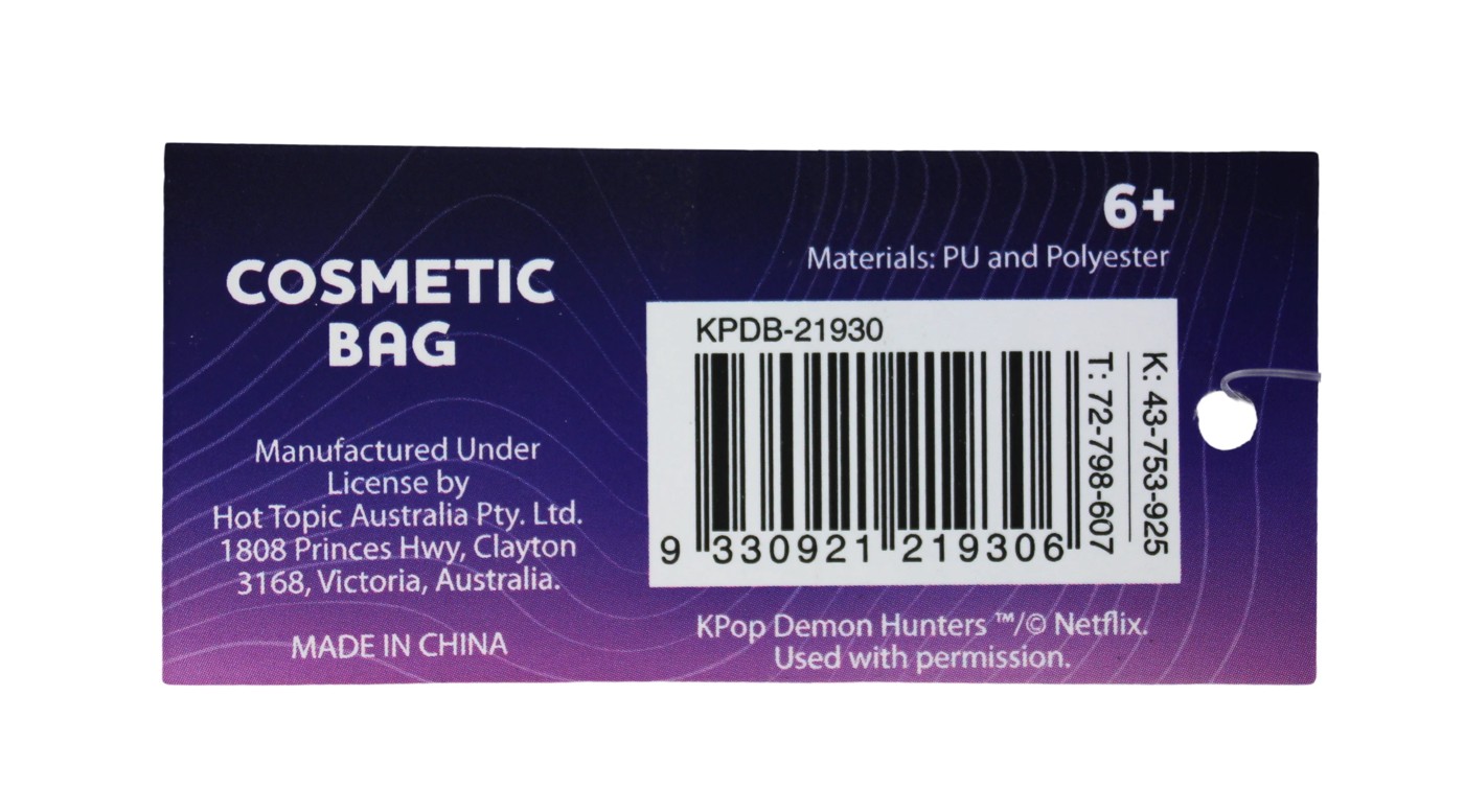 KPop Demon Hunters Huntrix Cosmetic Bag 5 of 5