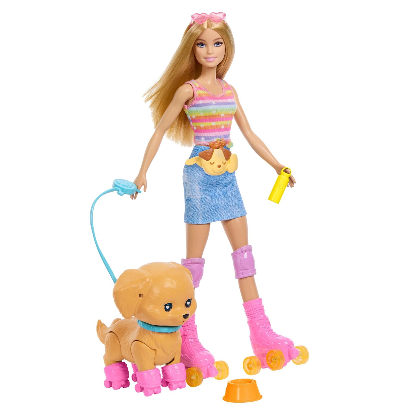 Barbie Pets Skate and Run Pup Blonde Doll with Puppy, Skates, and Accessories 2 of 6