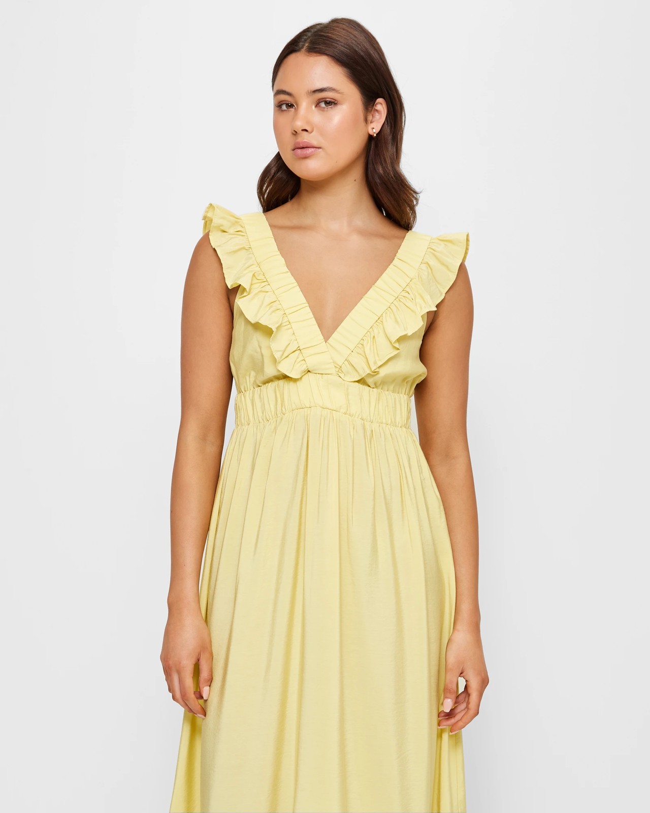 Yellow wrap best sale dress target