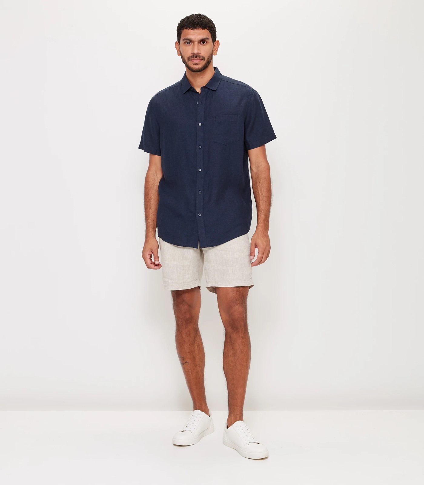 Short Sleeve Linen Shirt | Target Australia