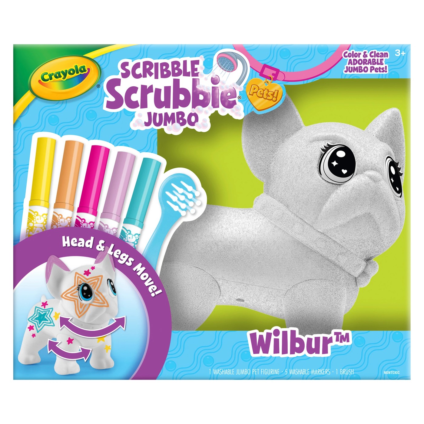 Crayola Scribble Scrubbie Jumbo Pet Wilbur Target Australia