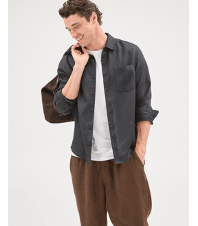 European Linen Long Sleeve Shirt
