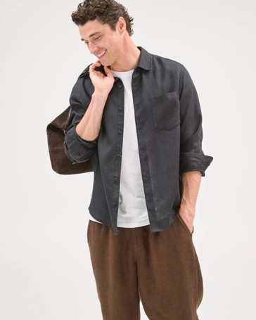 European Linen Long Sleeve Shirt