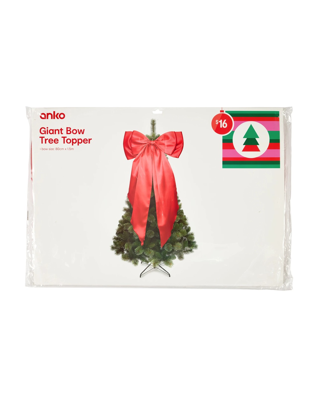 Anko Giant Bow Tree Topper 5 of 5