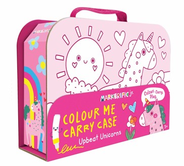 Markerific Jr. Upbeat Unicorns Colour Me Carry Case - Book