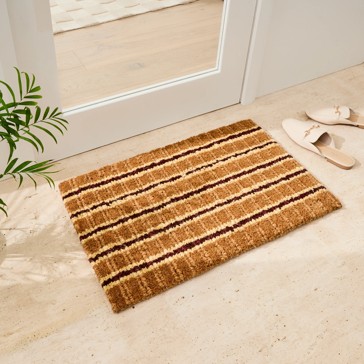 Anko Stripe Luxe Door Mat - 75cm x 45cm