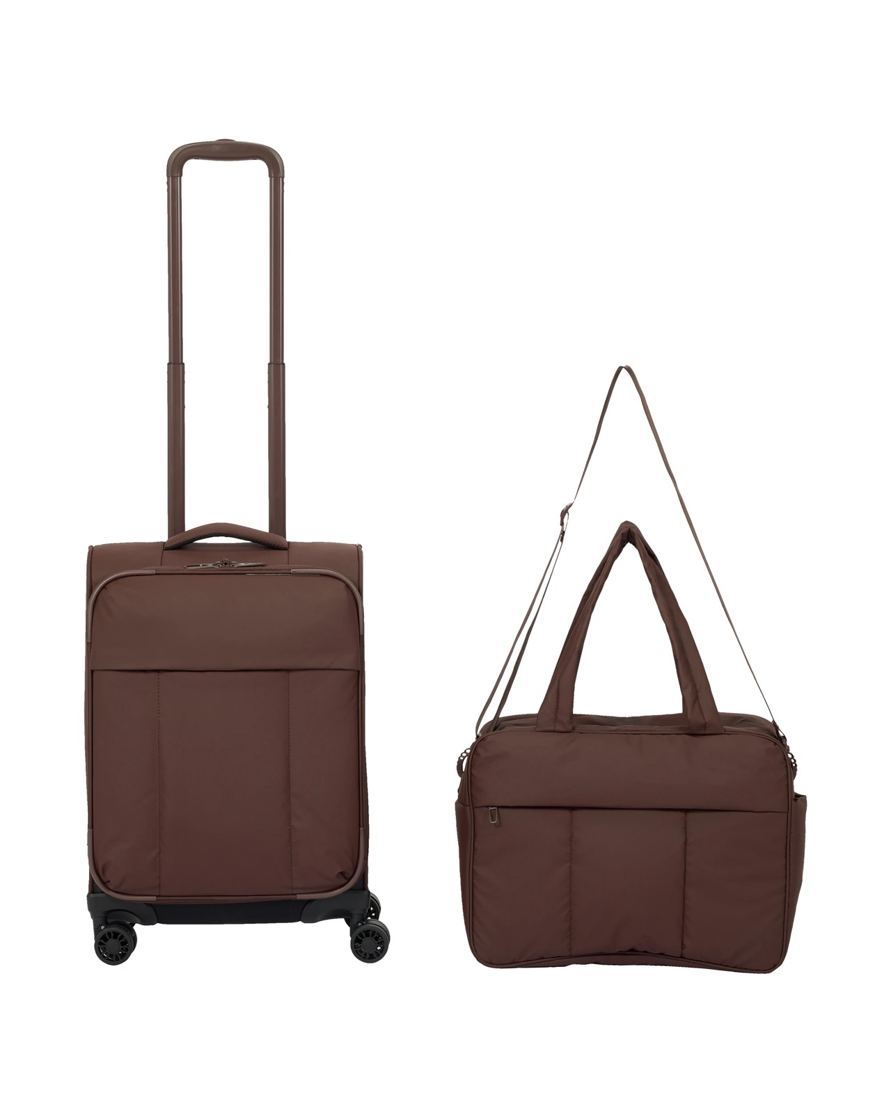 Anko 2 Piece Padded Luggage Set - Chocolate 4 of 6