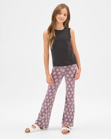 Ribbed Flare Leggings