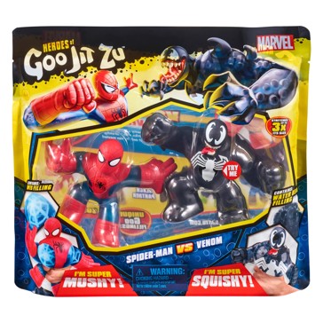Heroes Of Goo Jit Zu Marvel Versus Pack Spiderman Vs Venom