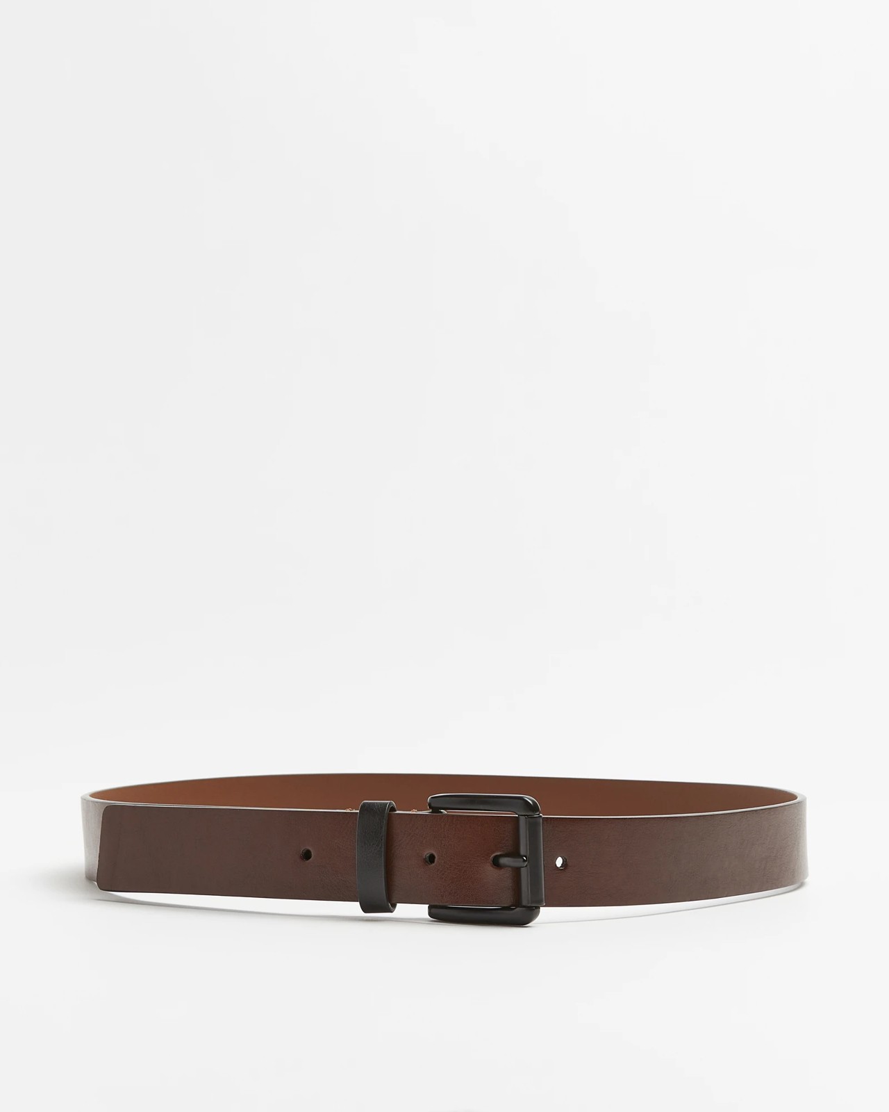 Mens Roller Buckle Belt - Brown