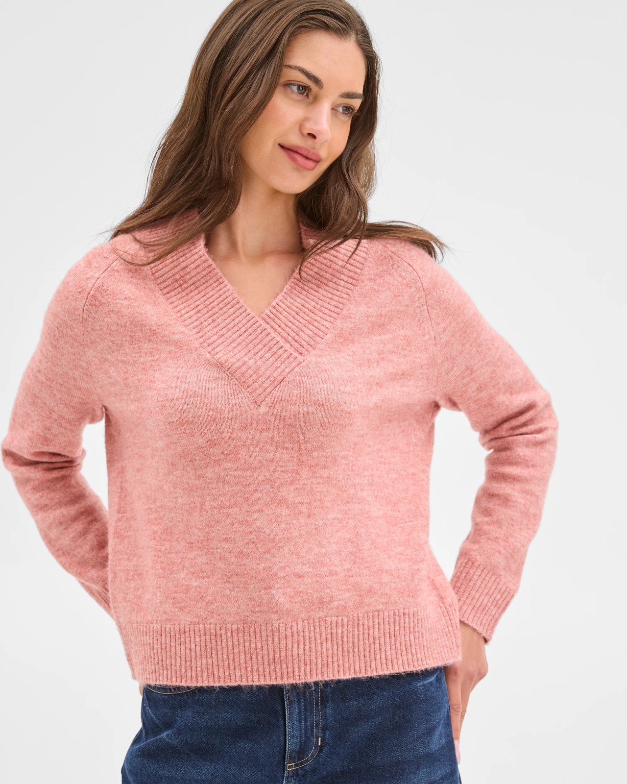 Petites Long Sleeve Lofty Sweater 6 of 6