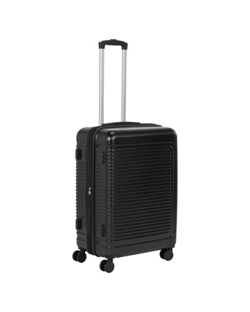 61cm Albany Hard Case 4 Wheels, Graphite - Anko