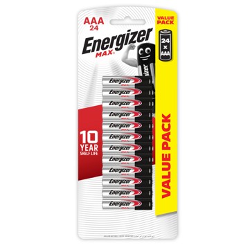 Energizer Max AAA E92 - 24 Pack