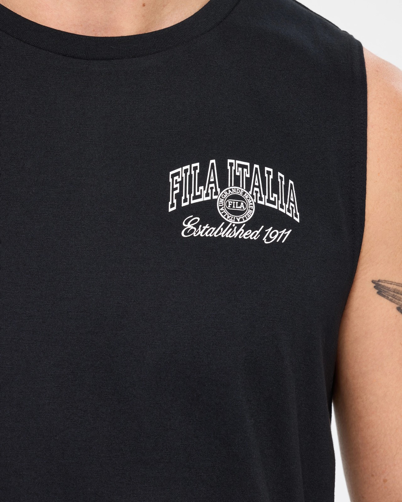 Fila Piero Graphic Tank Top - Piero Black 5 of 5