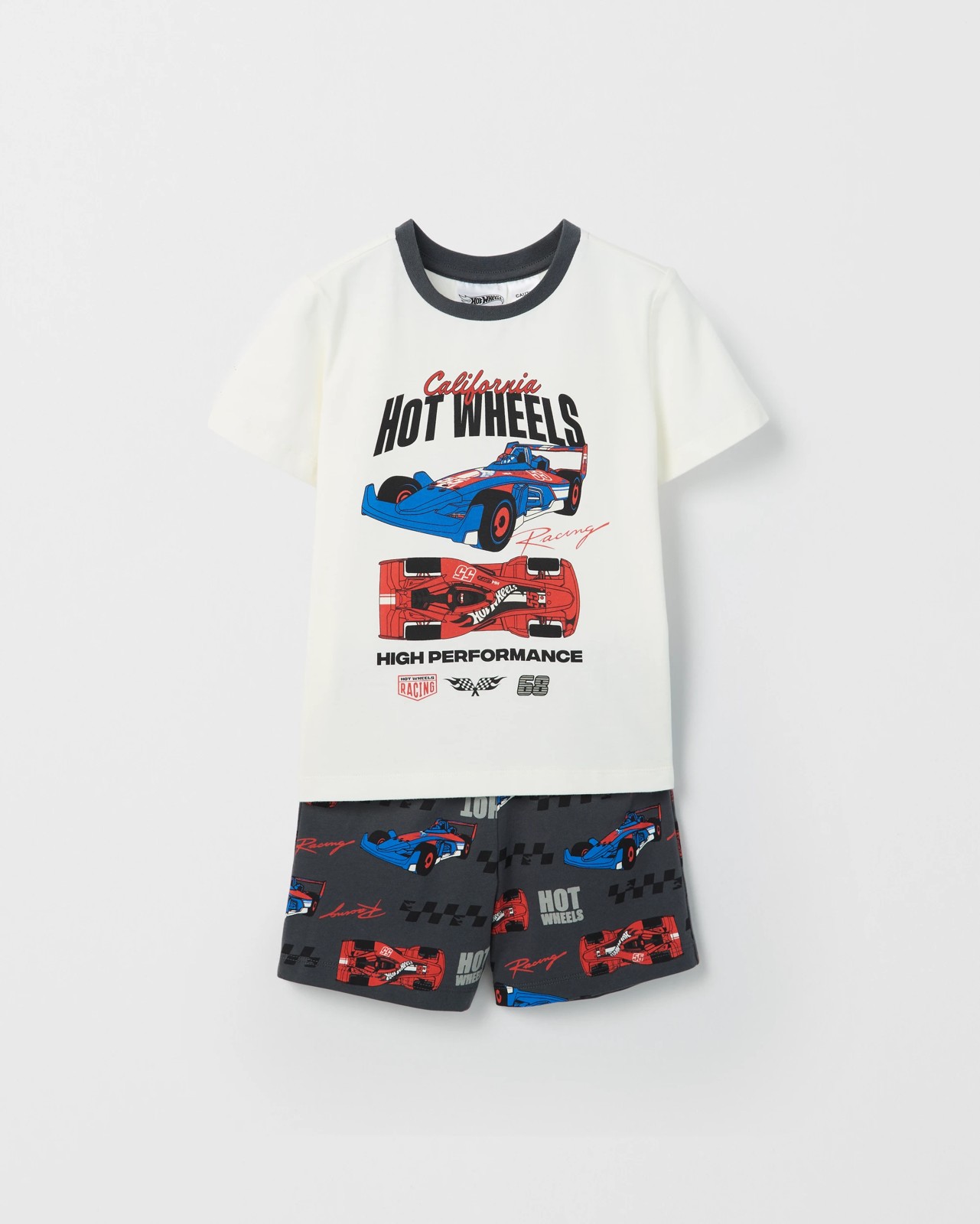 Hot Wheels Australian Cotton 2 Pack Younger Boys Jersey Pyjama Set 2 of 4
